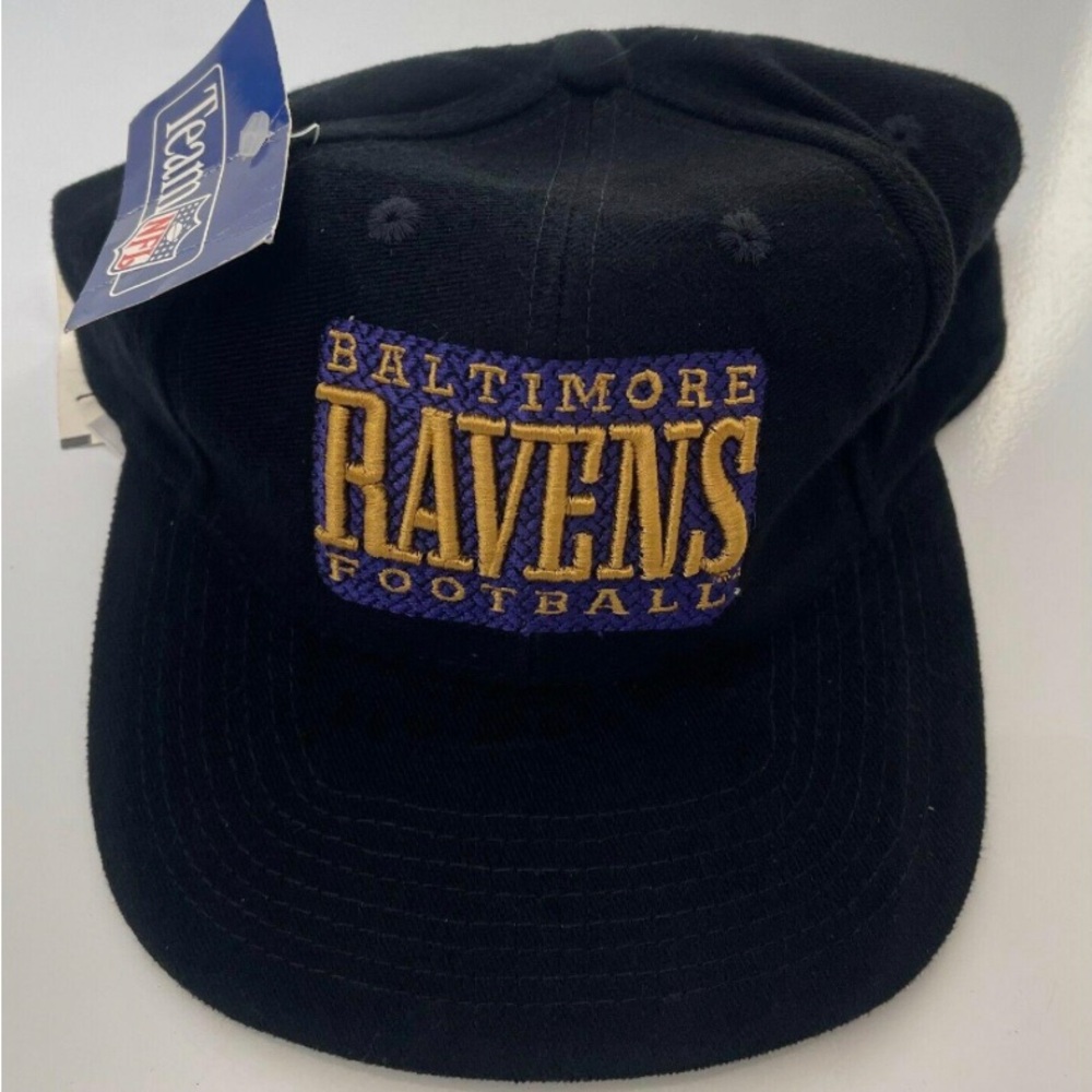 Vintage Baltimore Ravens NFL Eastport Adjustable Snapback Cap Hat 90s NWT